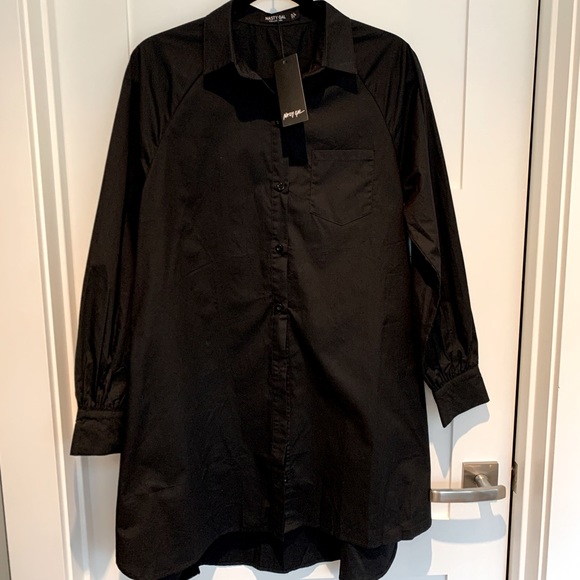 Nasty Gal Dresses & Skirts - Nasty Gal Poplin BF Dress